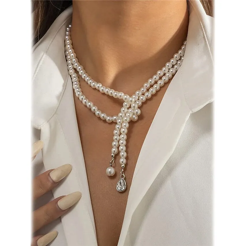 Women's Pearl Necklaces Jewelry