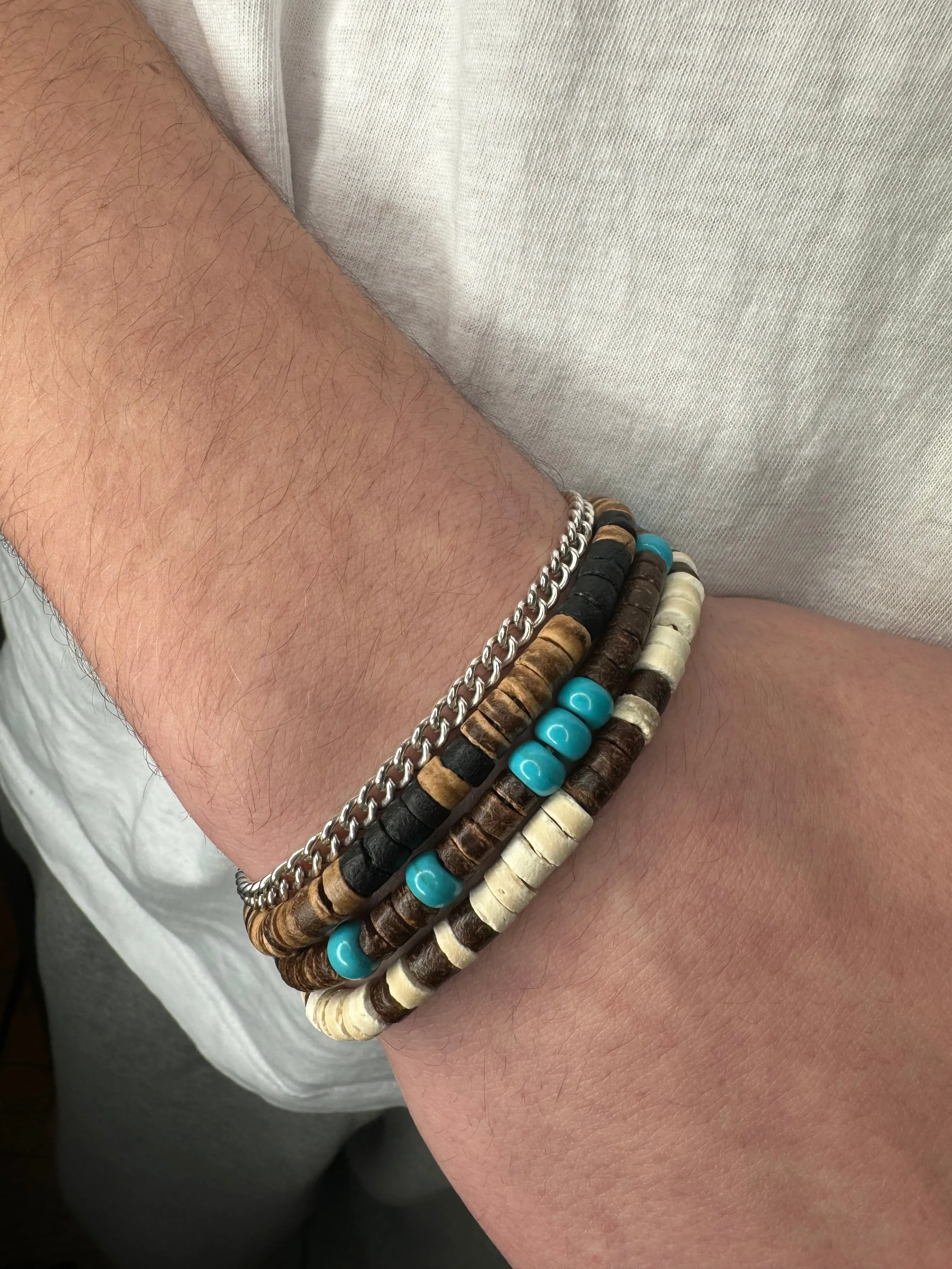 Woodys - Set Of 3 Wooden Bracelets